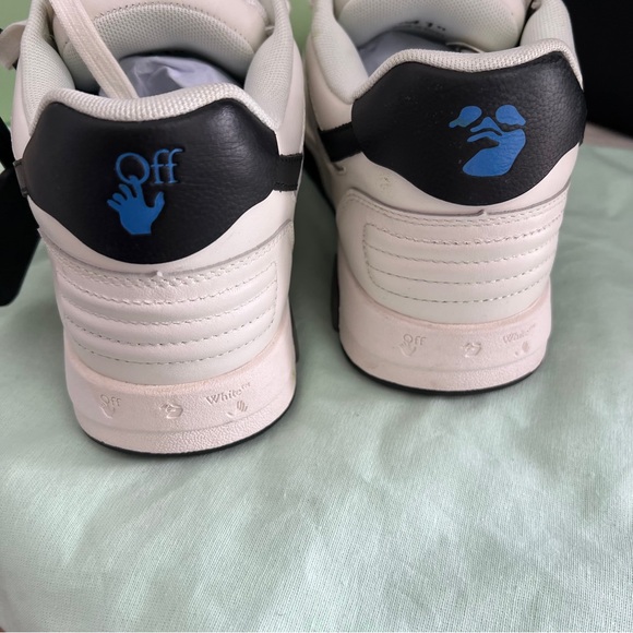 Off White Out Of Office Calf Leather White Black Gum Mens Athletic Shoes main image 8